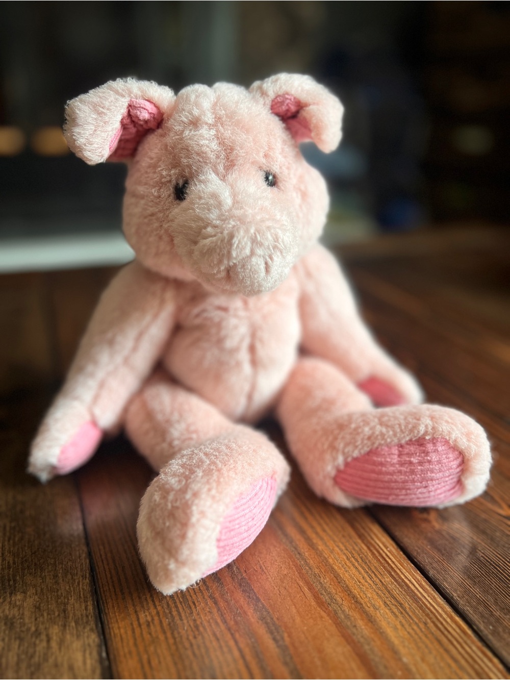 RUSS BERRIE • Pigmallion pink pig plush vintage Heartcraft stuffed animal piggy